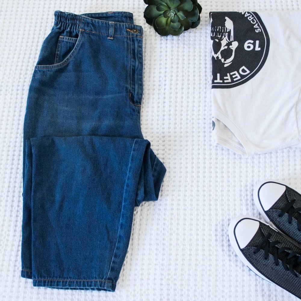 Mainstreet Blues Vintage Mom Paperbag Denim Jeans